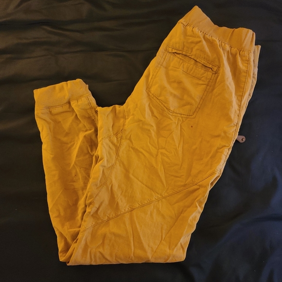 Evolution In Design Joggers | Tan | Distressed | Right Knee Rip | Large - Picture 5 of 5